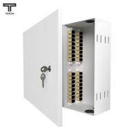 ТЕЛКОМ КНп-32-SC/UPC-50/125 Кросс оптический настенный на 32 порта SC 50/125мкм предсобранный (пигтейл SC 50/125-32шт, розетка SC-32шт, планки SC/DLC, сплайс кассета-1шт, КДЗС-32шт)
